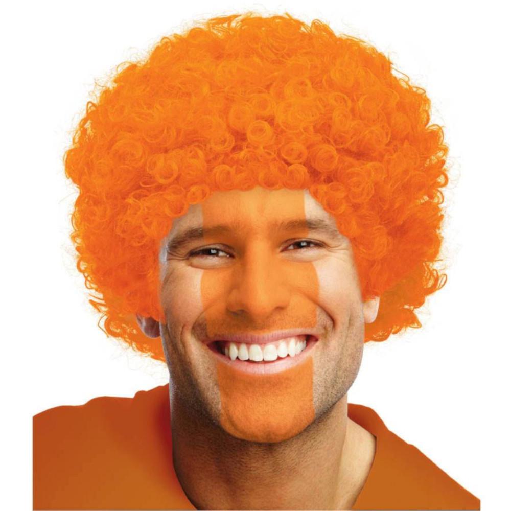 Curly Wig Orange Costumes & Apparel - Party Centre