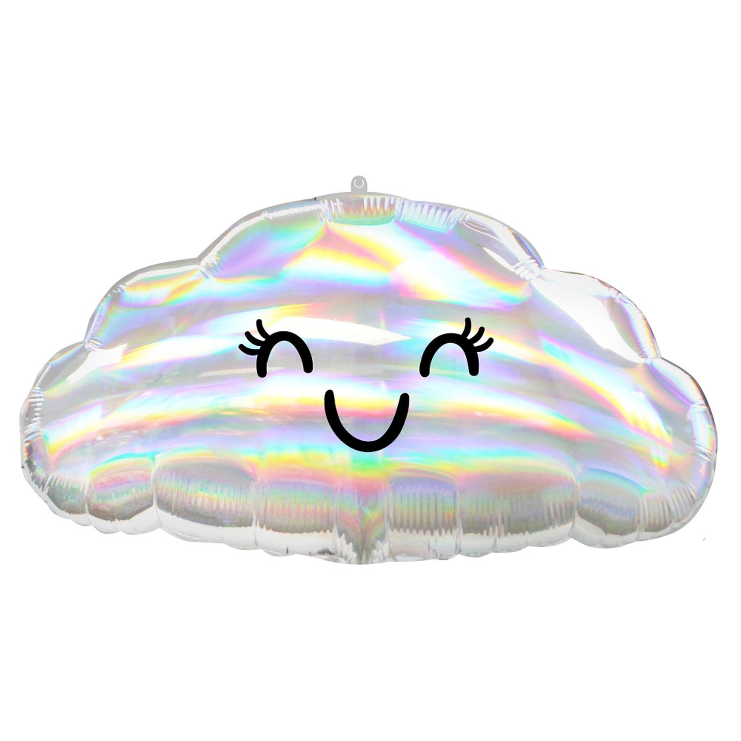 Cloud Iridescent Standard Shape 58x30cm Balloons & Streamers - Party Centre