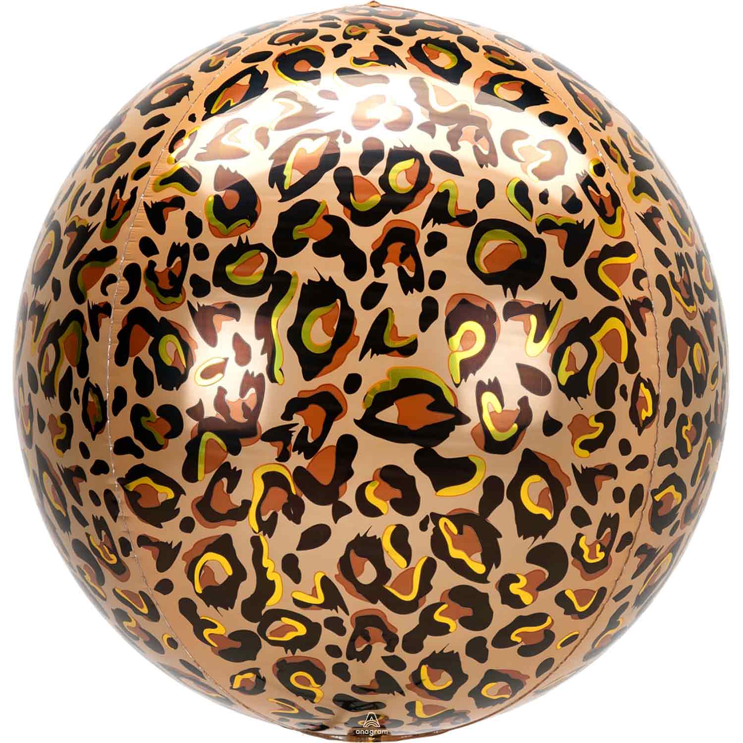 Leopard Print Orbz Balloon 38x40cm Balloons & Streamers - Party Centre