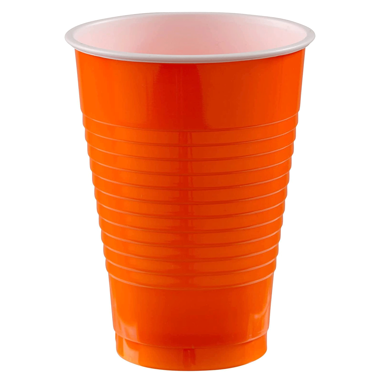 Orange Peel Plastic Cups 12oz, 20pcs