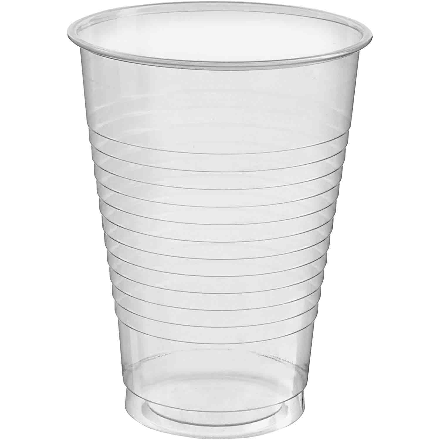 Clear Plastic Cups 12oz, 20pcs