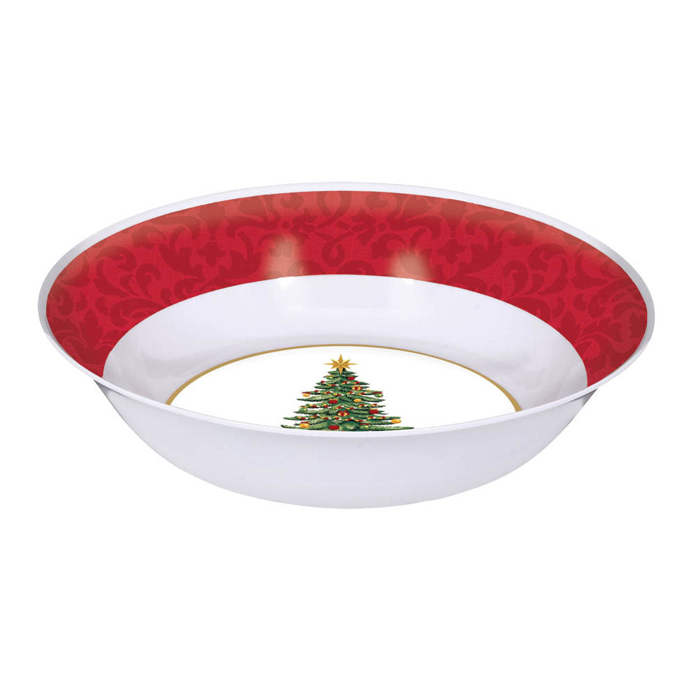 Classic Tree Melamine Bowl 13in Solid Tableware - Party Centre