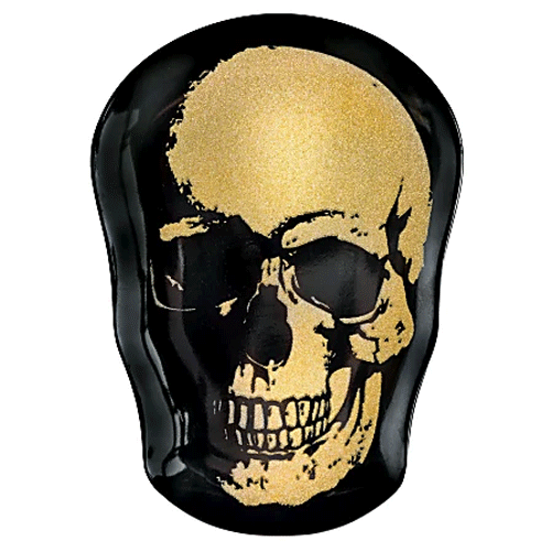 Gold Skull Platter Melamine