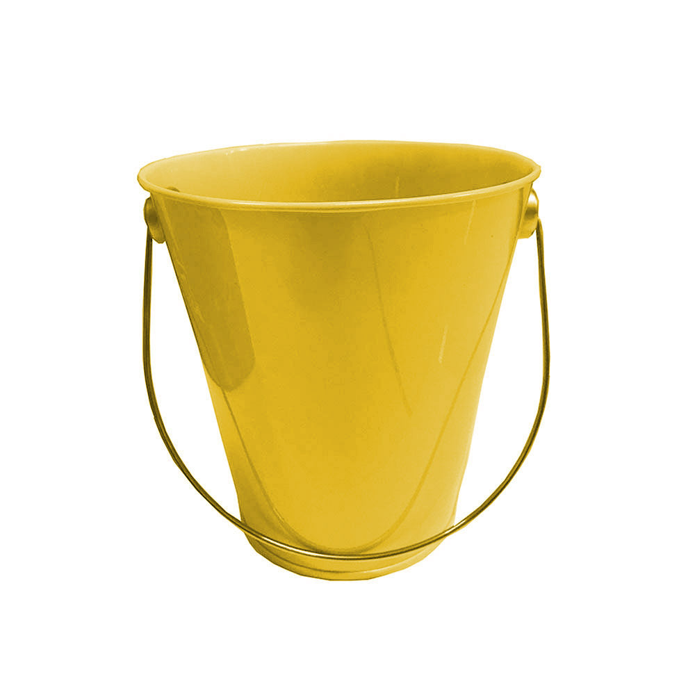 Yellow Sunshine Metal Bucket With Handle Favours - Party Centre