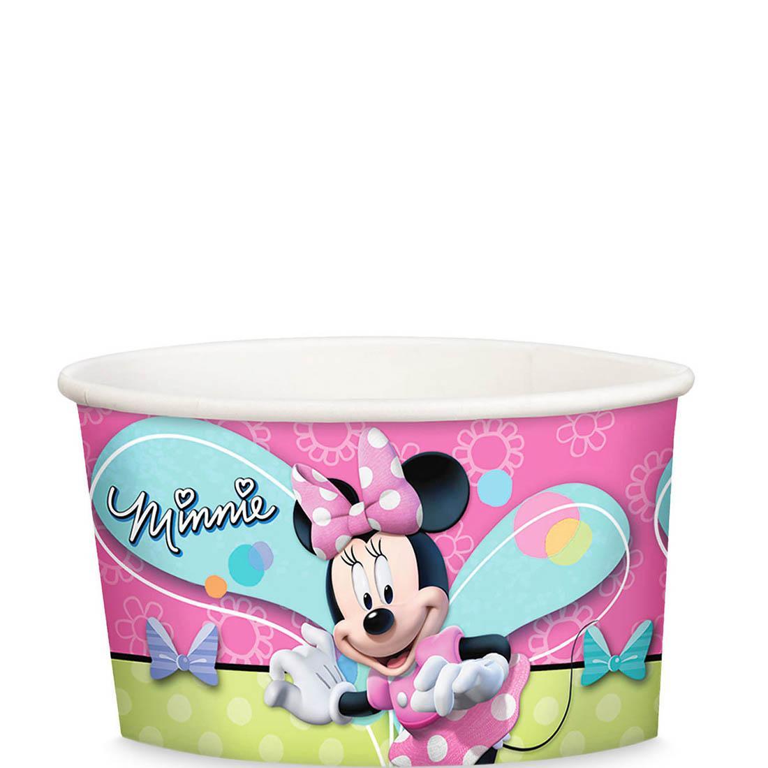 Minnie Mouse Treat Cups 9.5oz, 8pcs Printed Tableware - Party Centre
