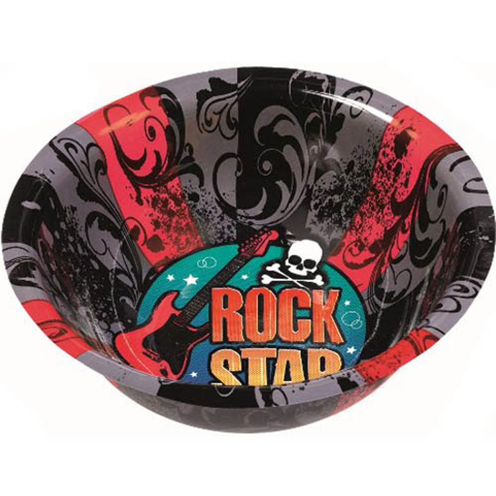 Rock Star Vacuum Form Bowl 11in Solid Tableware - Party Centre