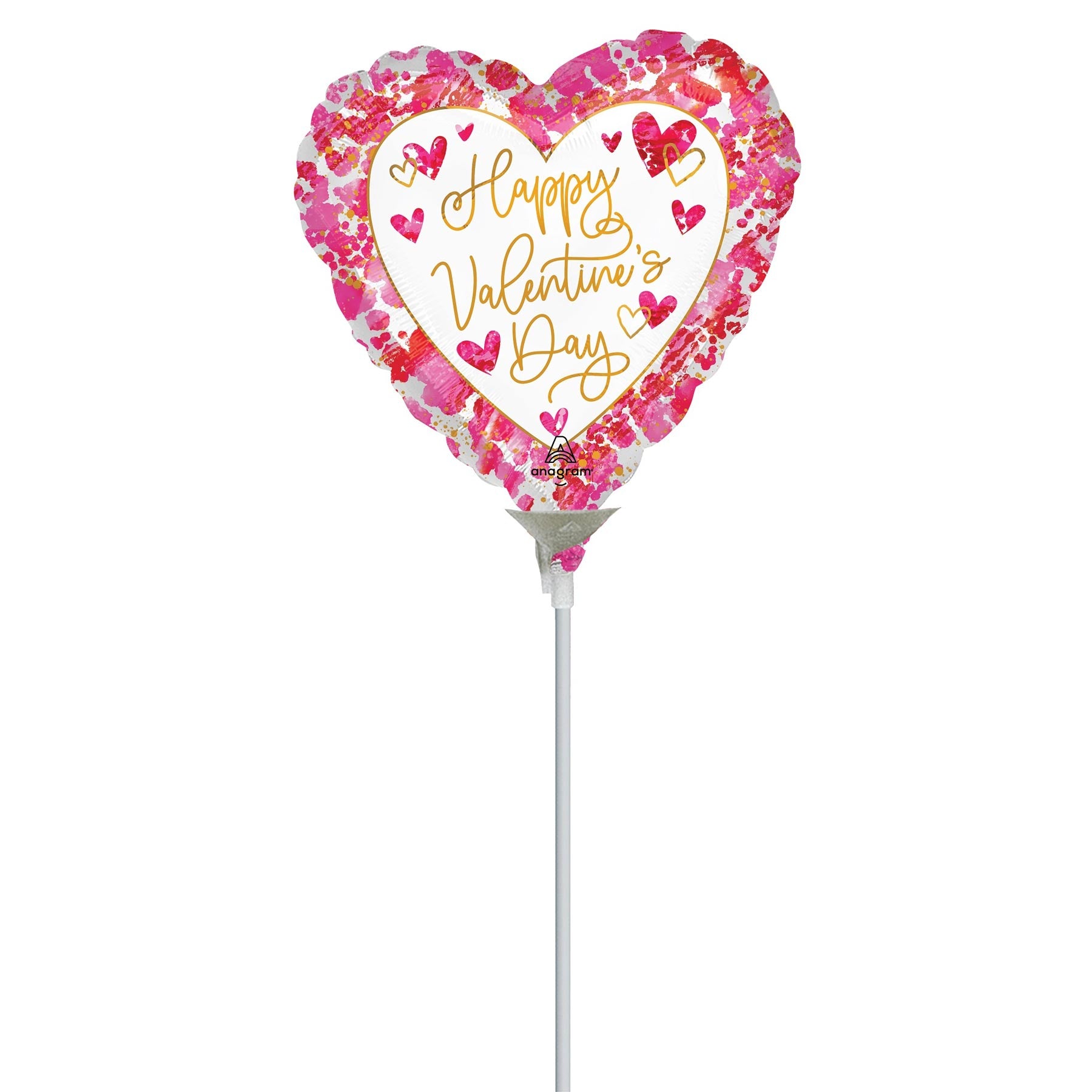 Heartful Valentine's Day Foil Balloon 9in