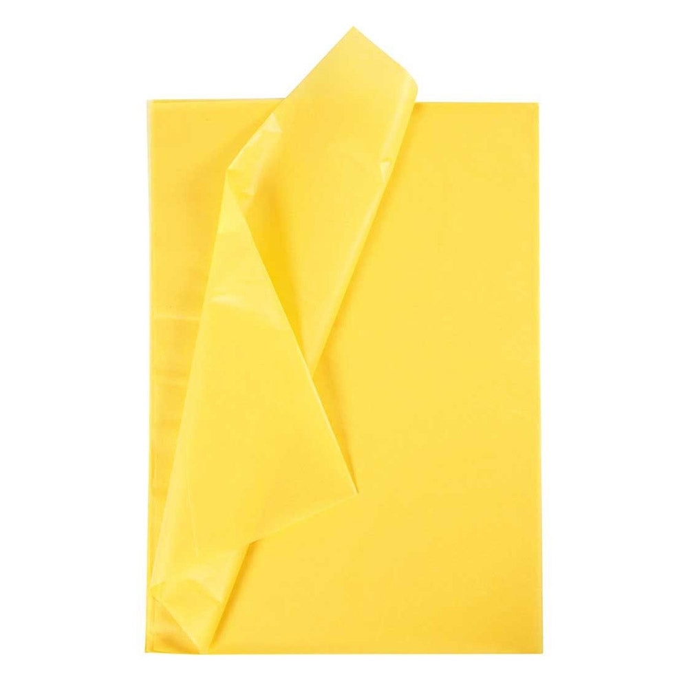 Yellow Wrapping Tissue Paper 20in x 20in, 8pcs Party Favors - Party Centre