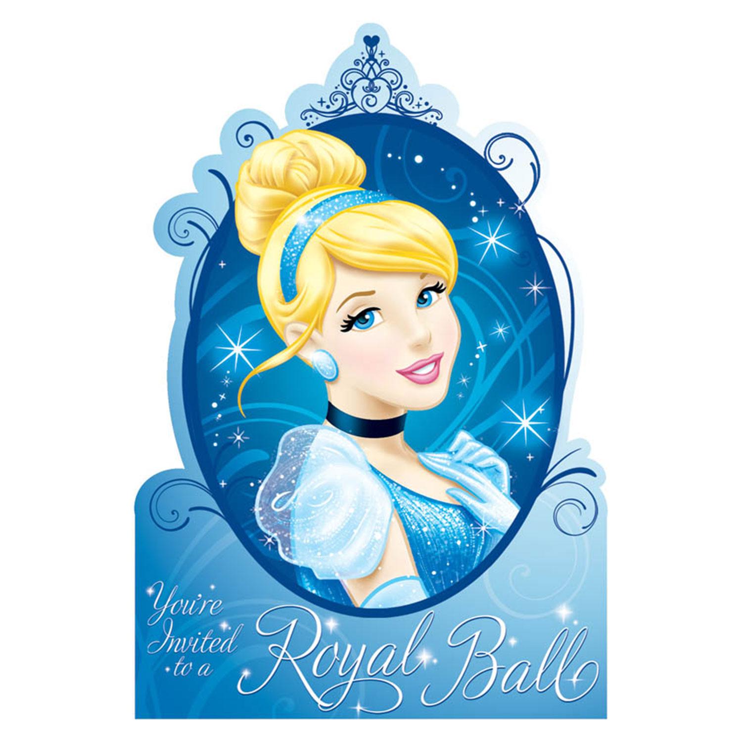 Disney Cinderella Invitations Party Accessories - Party Centre