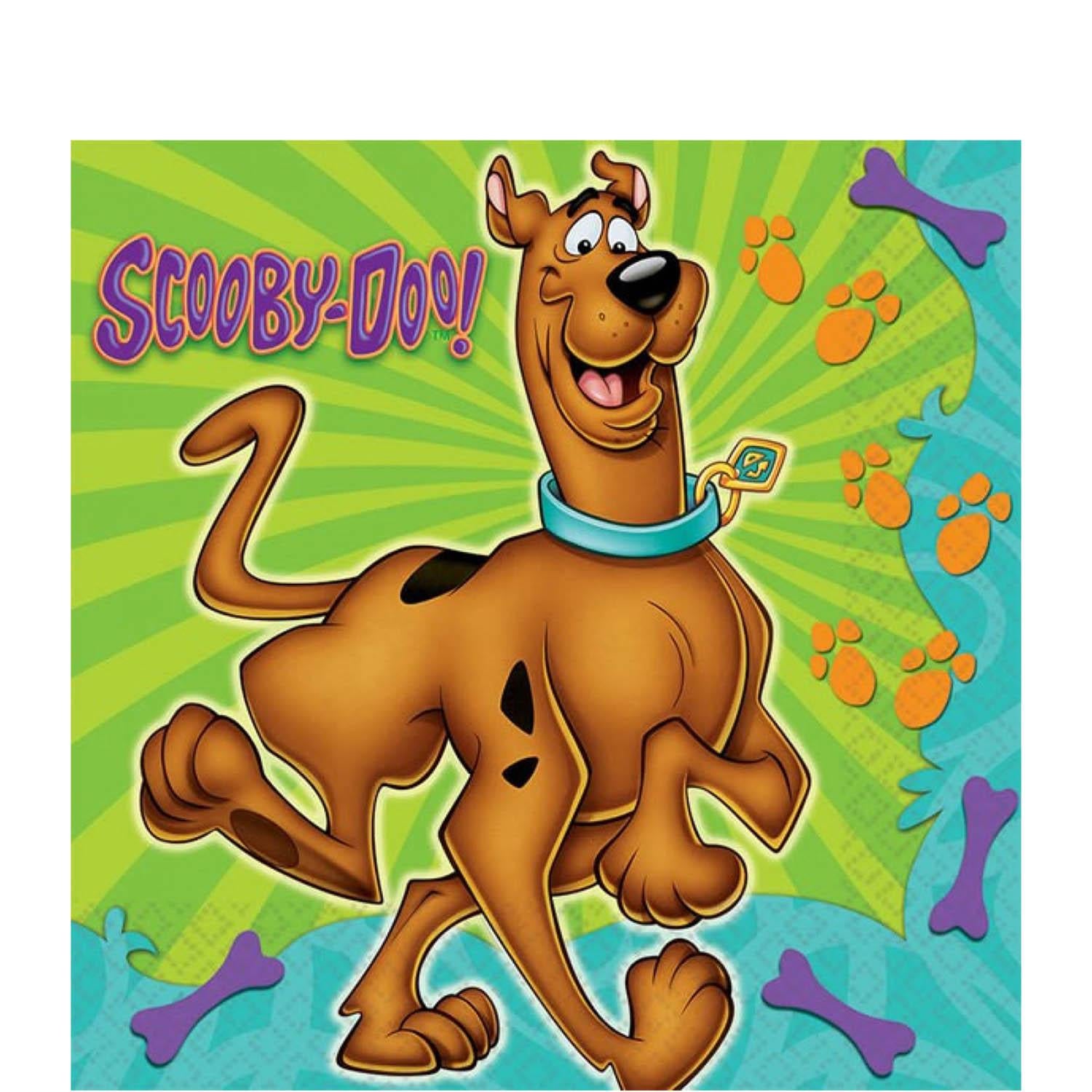 Scooby-Doo Where Are You Lunch Tissues 16pcs Printed Tableware - Party Centre
