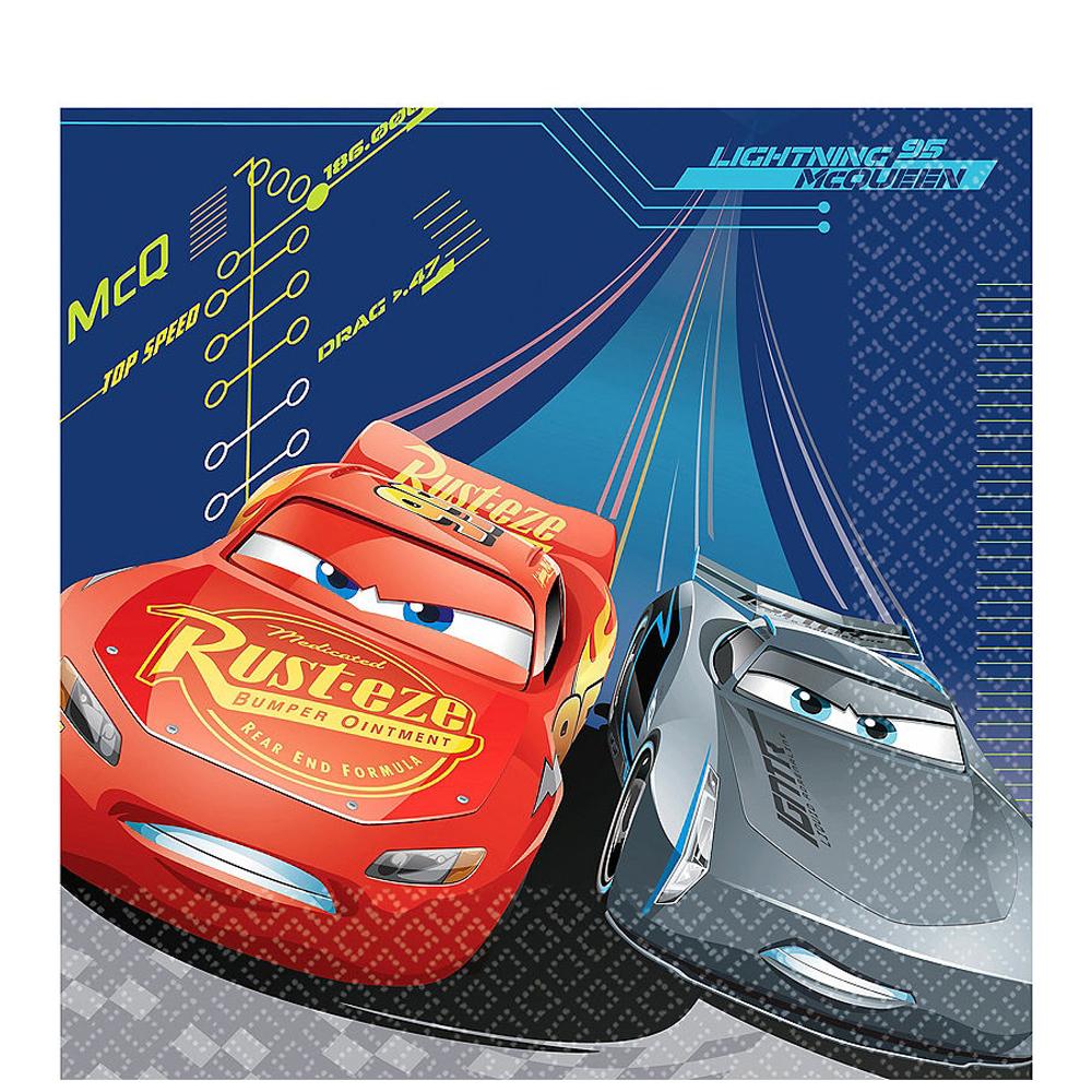 Cars 3 Lunch Tissues 16pcs Printed Tableware - Party Centre