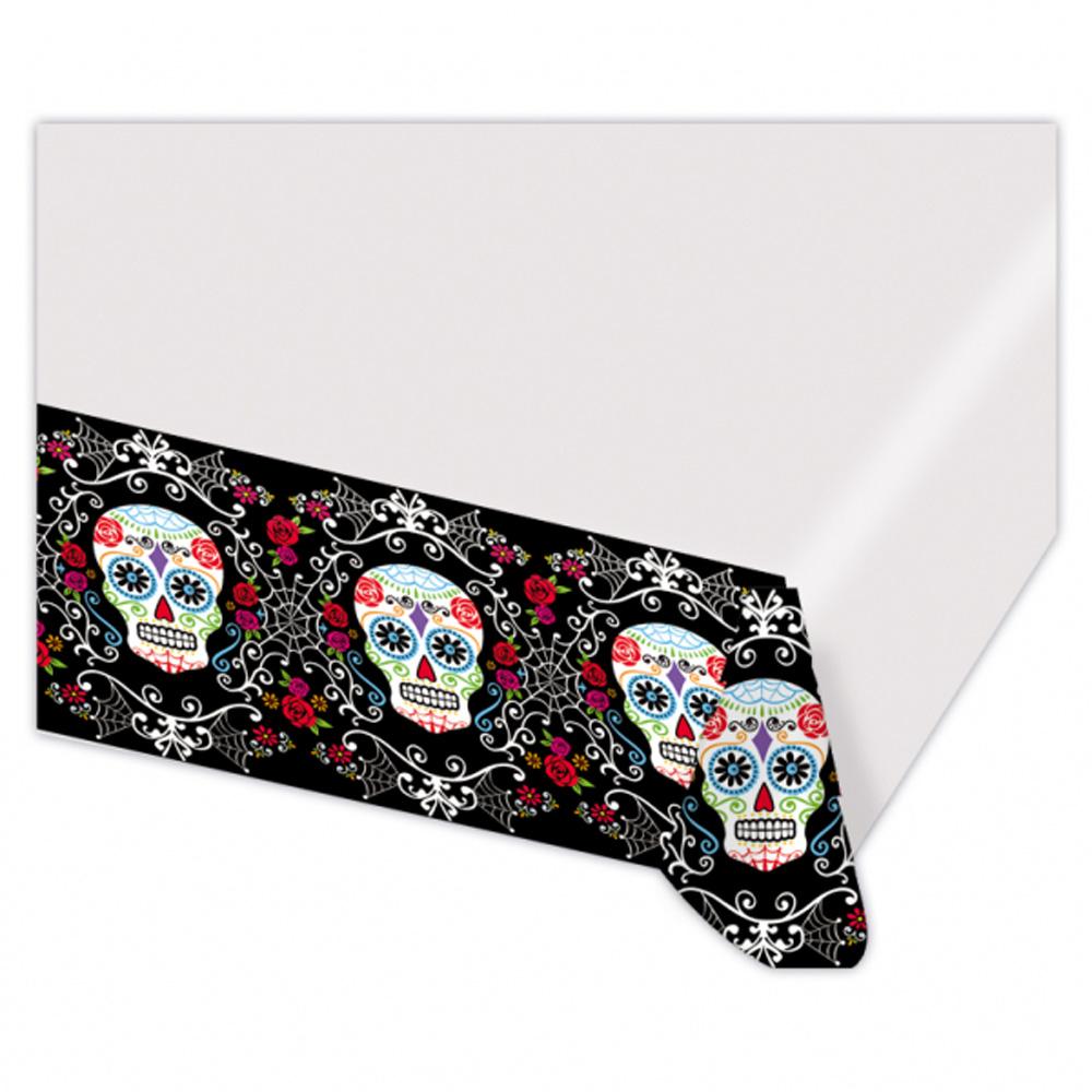 Day Of The Dead Plastic Tablecover Printed Tableware - Party Centre