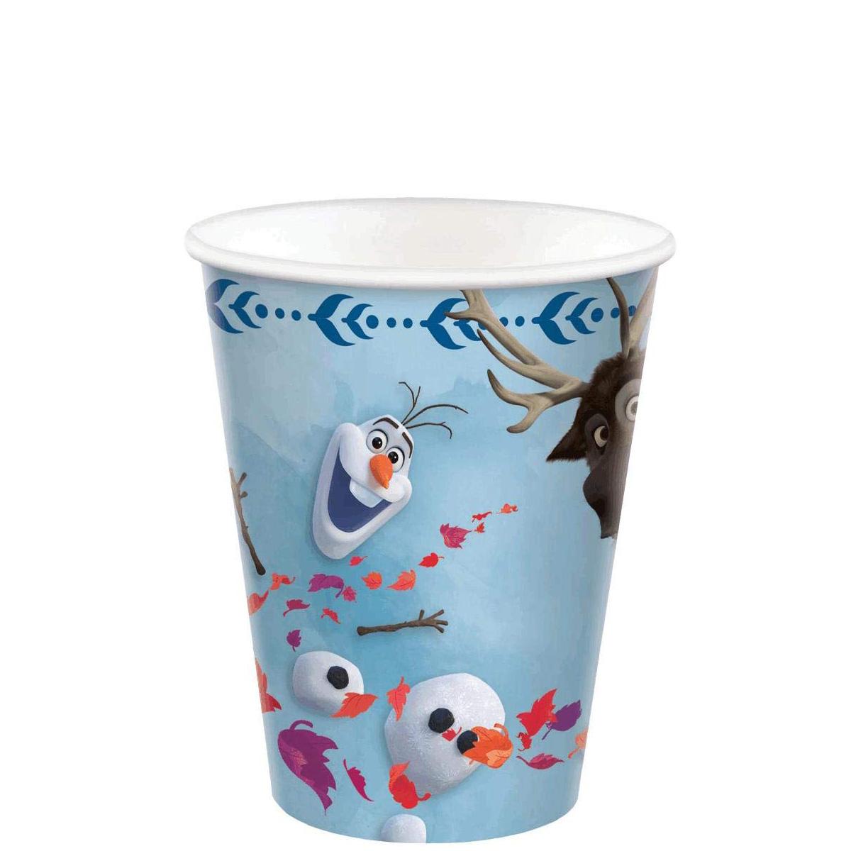 Frozen II Paper Cups 9oz, 8pcs Printed Tableware - Party Centre