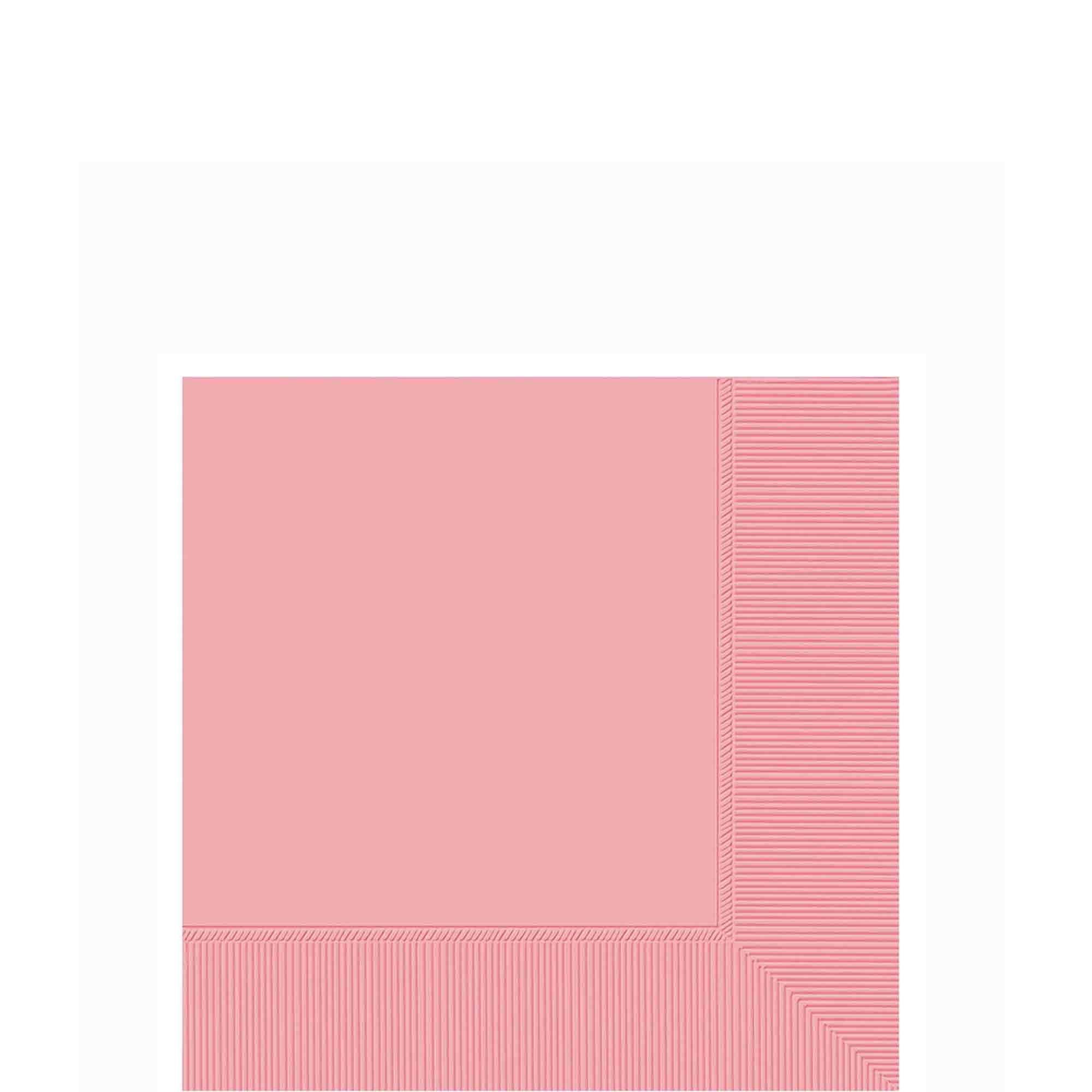 New Pink 2-Ply Beverage Napkins, 40cts
