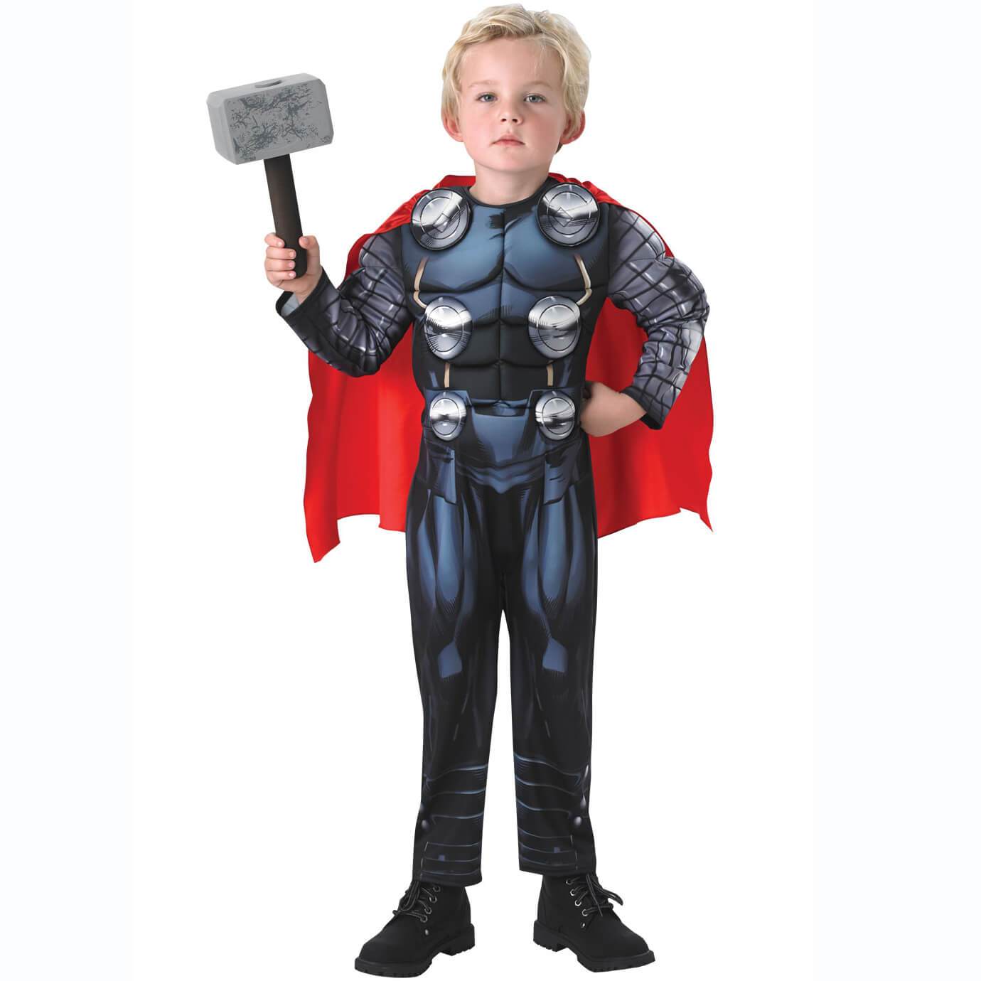 Child Deluxe Thor Avengers Assemble Costume Costumes & Apparel - Party Centre