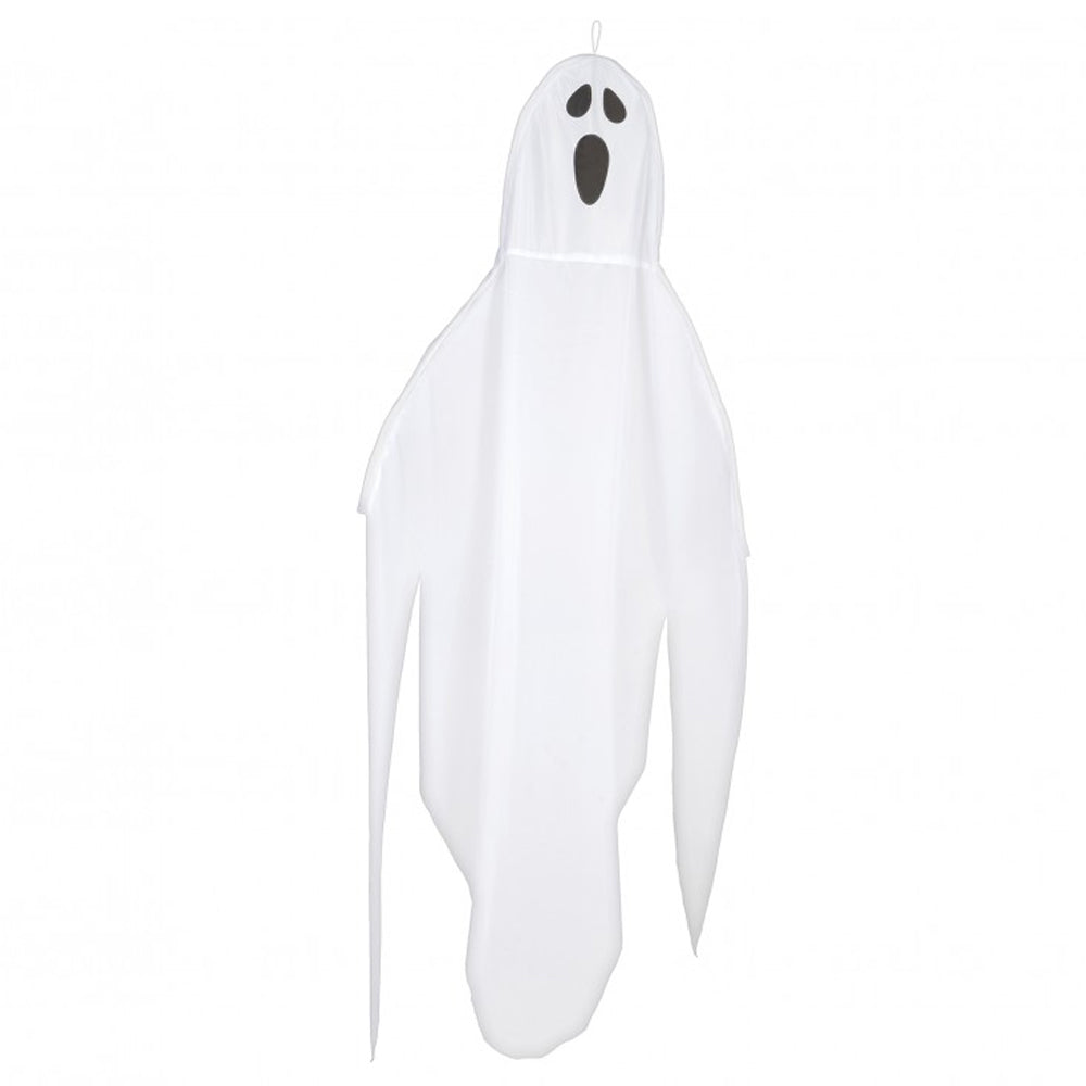 Hanging Ghost Fabric Decoration 7ft Decorations - Party Centre