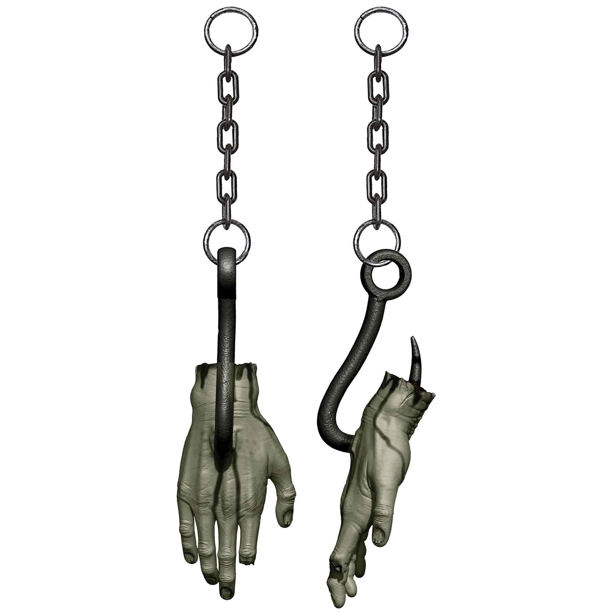 Bloody Zombie Hand Plastic 25in