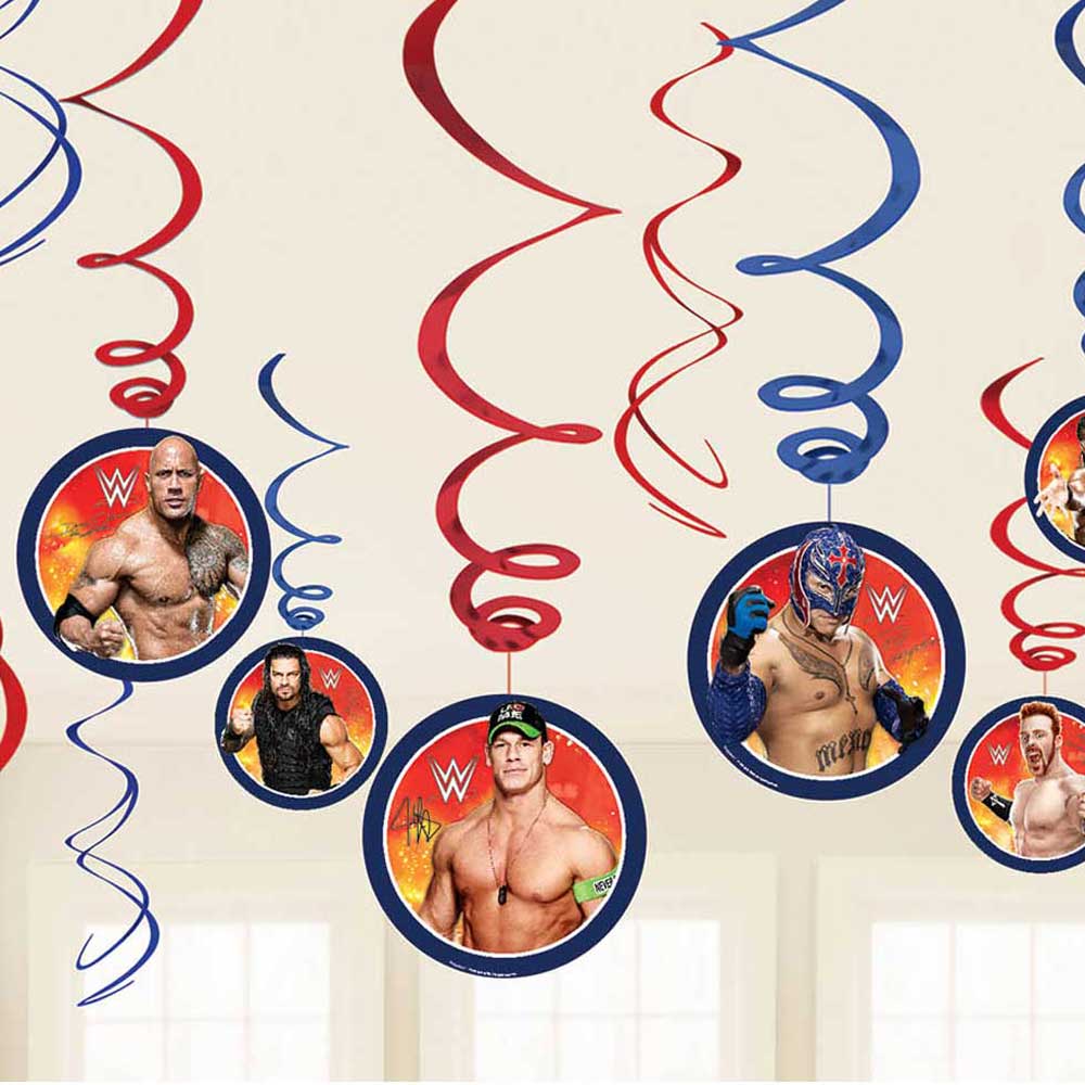 WWE Party Swirl Value Pack Decorations - Party Centre