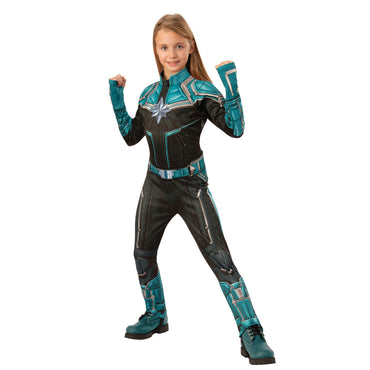 Child Captain Marvel Kree Deluxe Costume