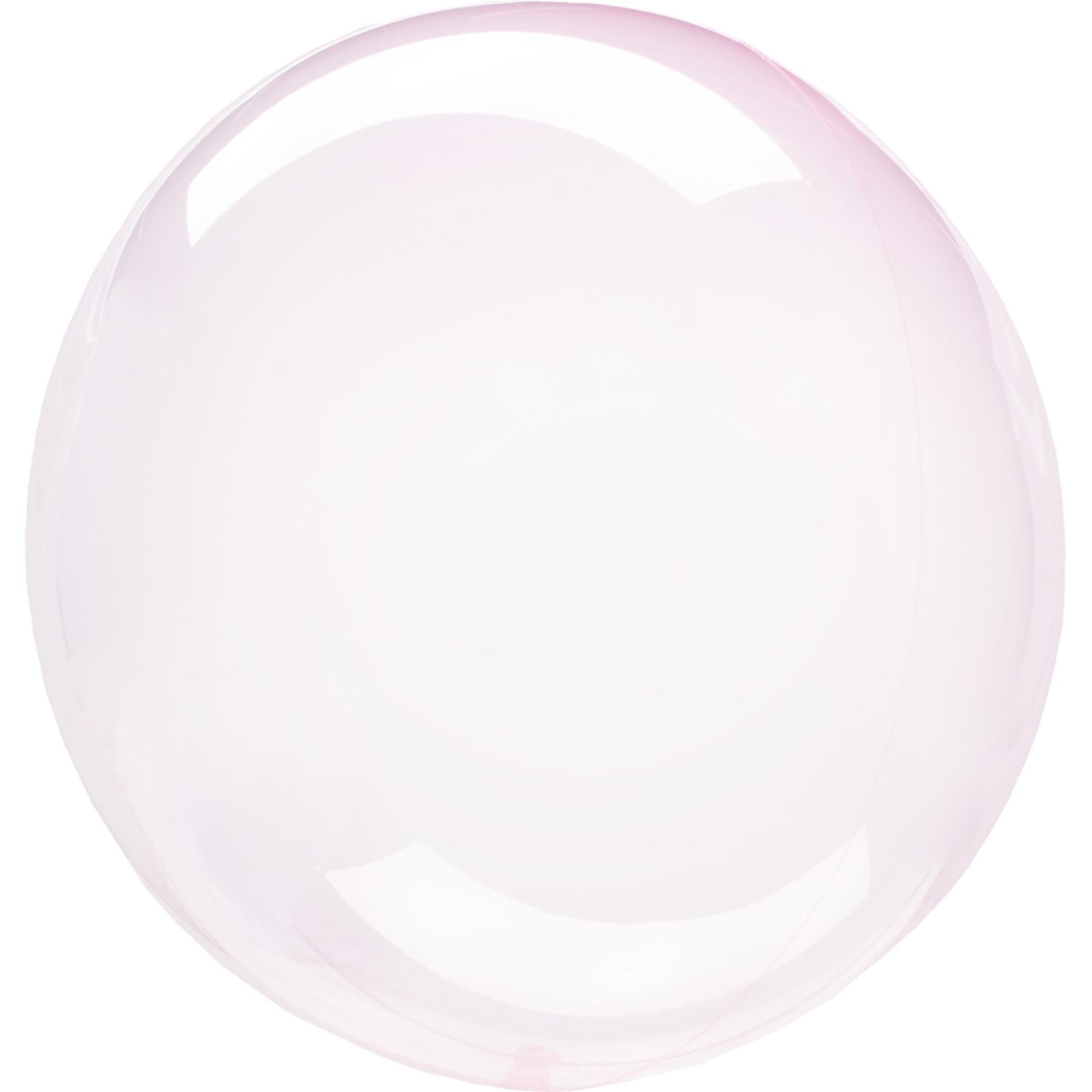 Light Pink Crystal Clearz Balloon Balloons & Streamers - Party Centre