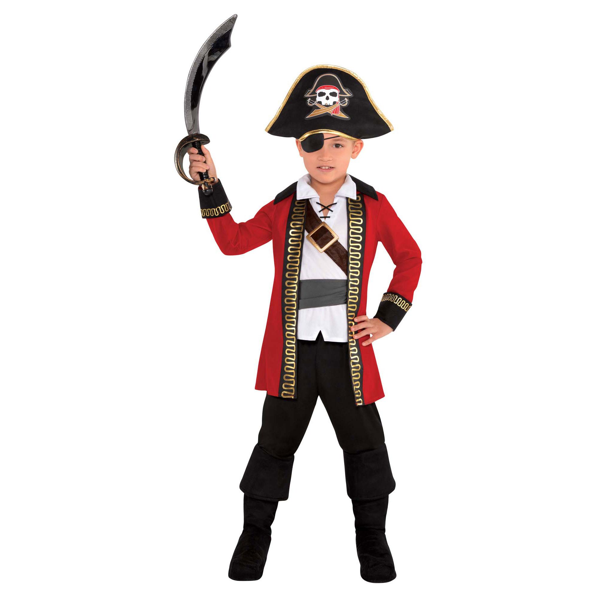 Child Pirate Captain Costume Costumes & Apparel - Party Centre