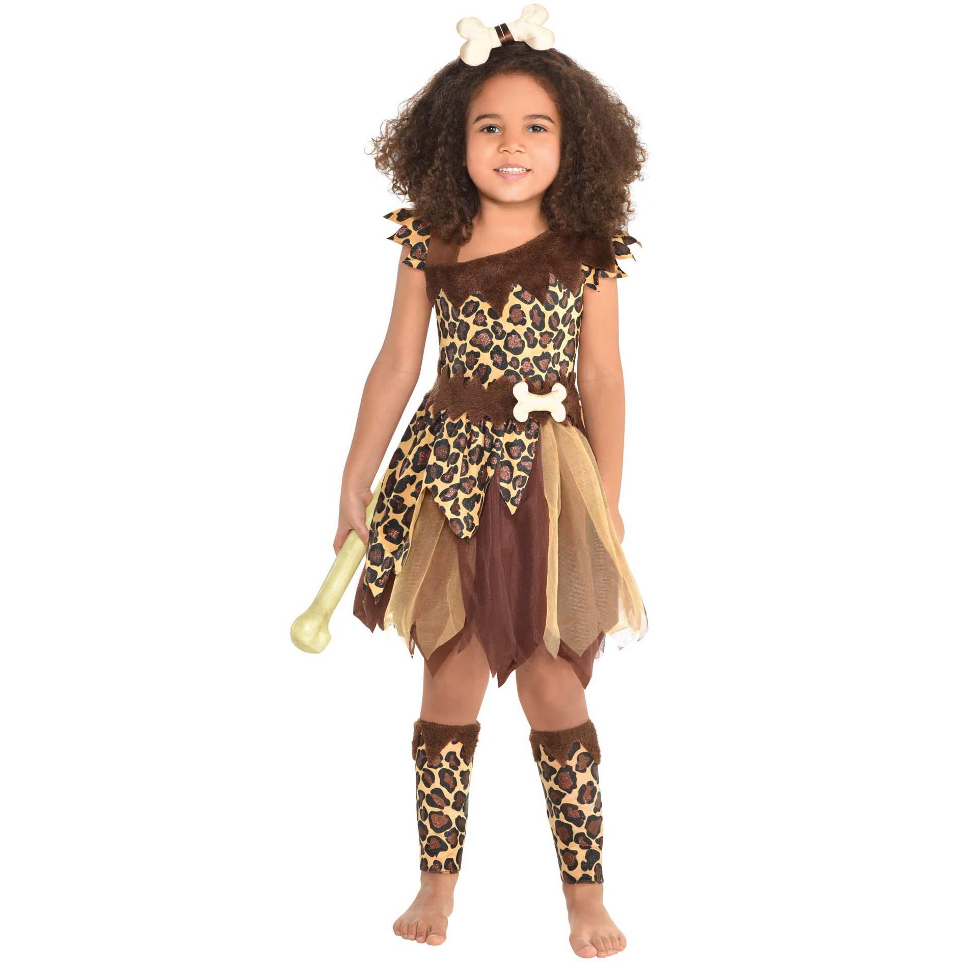 Toddler Cave Girl Costume Costumes & Apparel - Party Centre