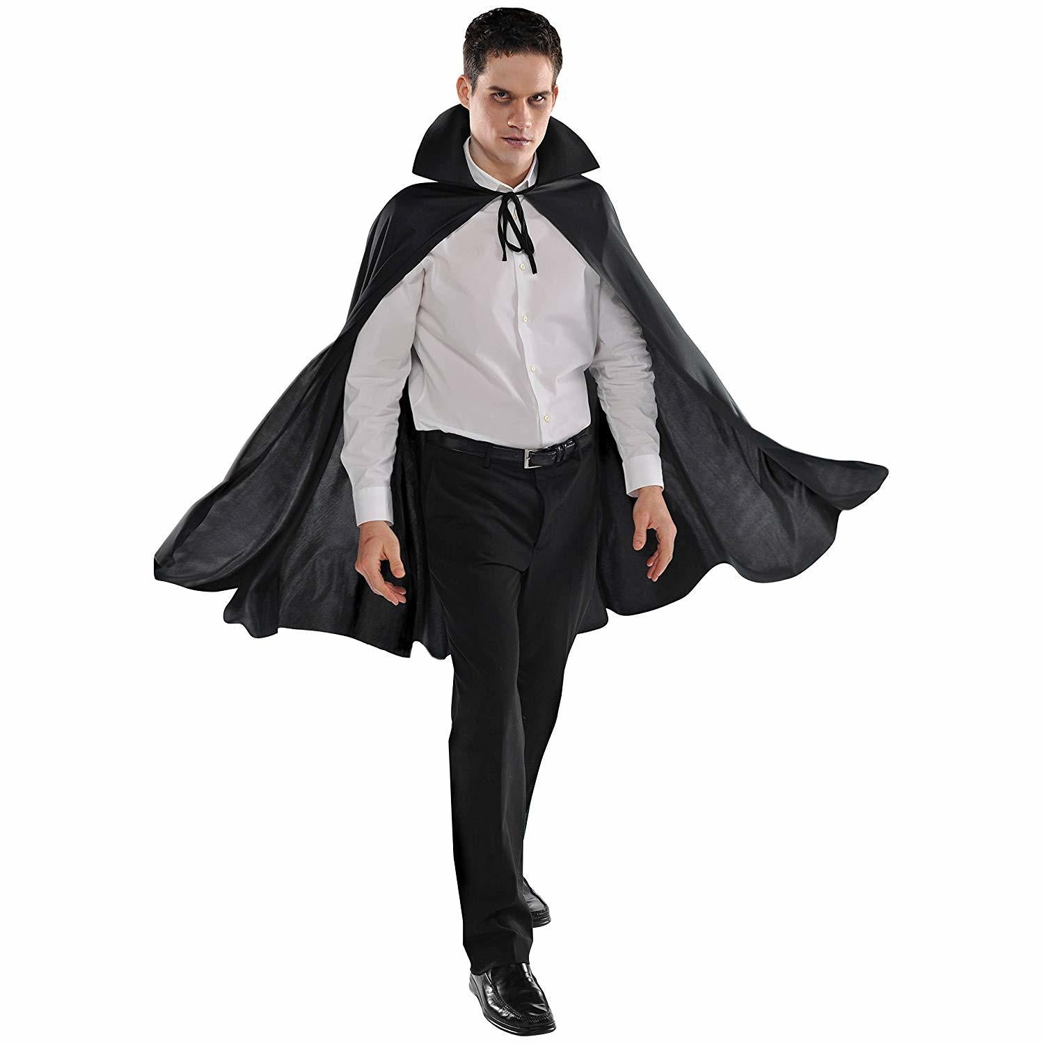 Adult Cape Black-One Size Costumes & Apparel - Party Centre