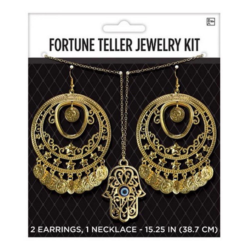 Adult Fortune Teller Jewelry Set Costumes & Apparel - Party Centre