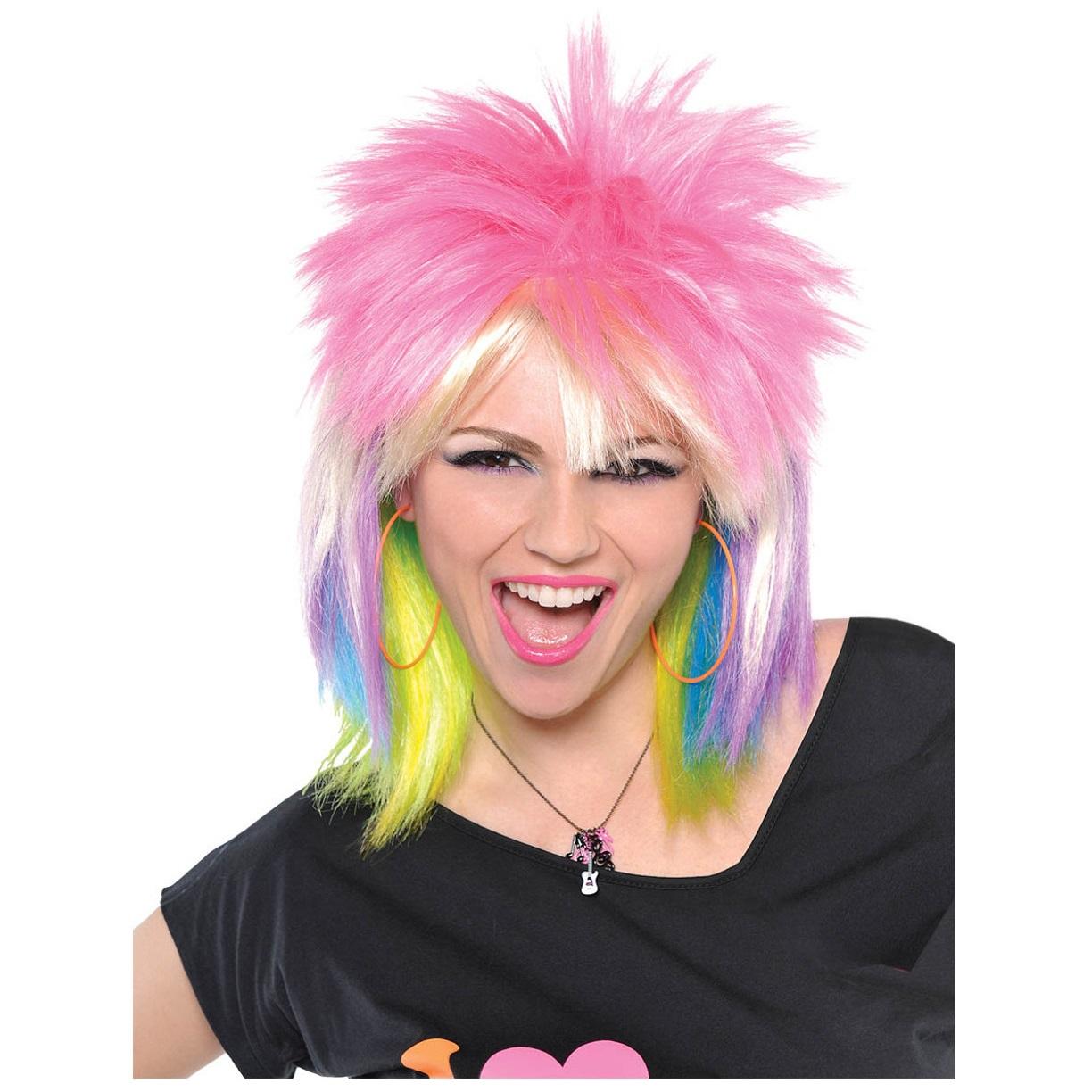 Punk Rock Chick Wig Costumes & Apparel - Party Centre