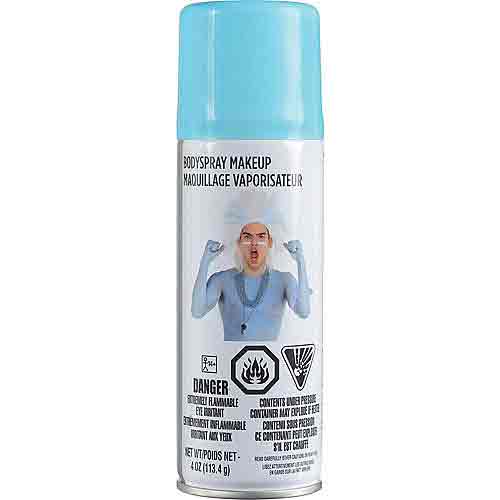 Light Blue Body Spray Make Up 4oz