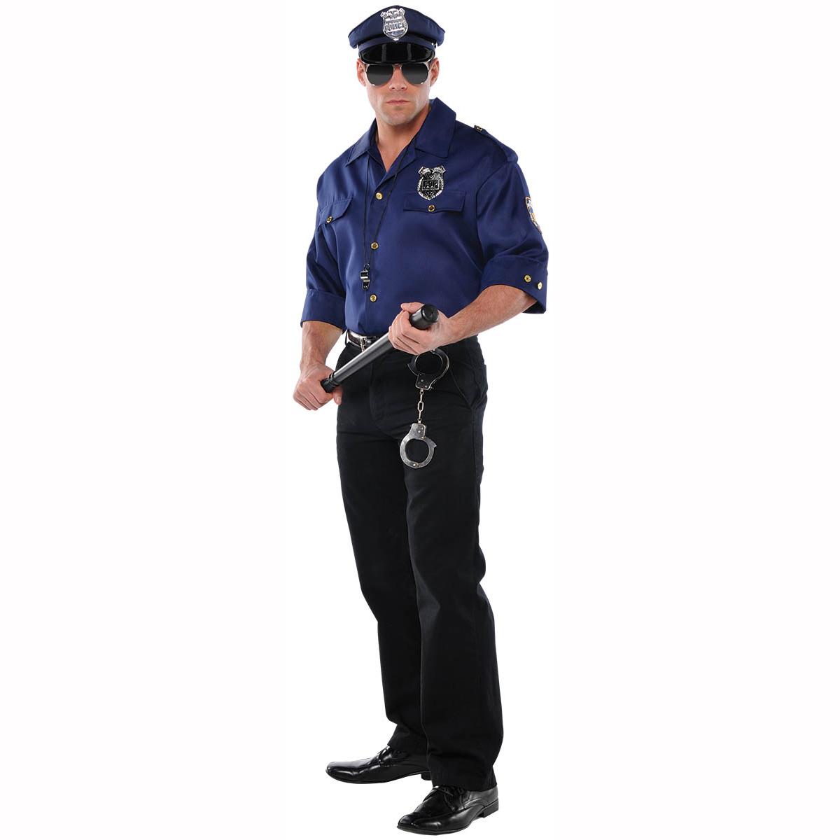 Adult Shirt Police Costumes & Apparel - Party Centre