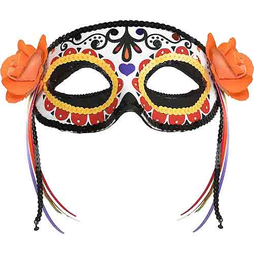 Adult Dia De Los Muertos Eye Mask