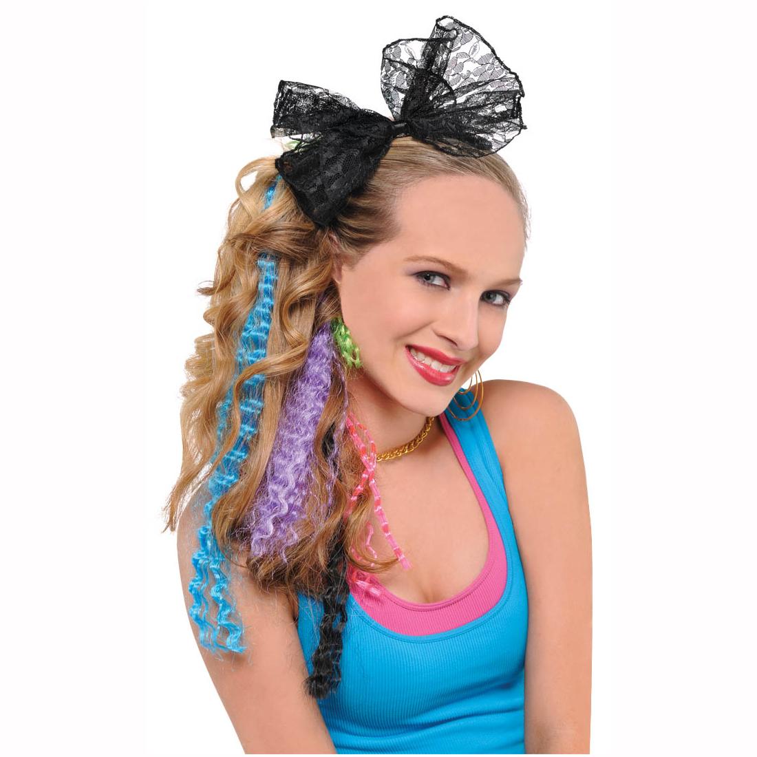 80's Crimped Hair Extensions Costumes & Apparel - Party Centre