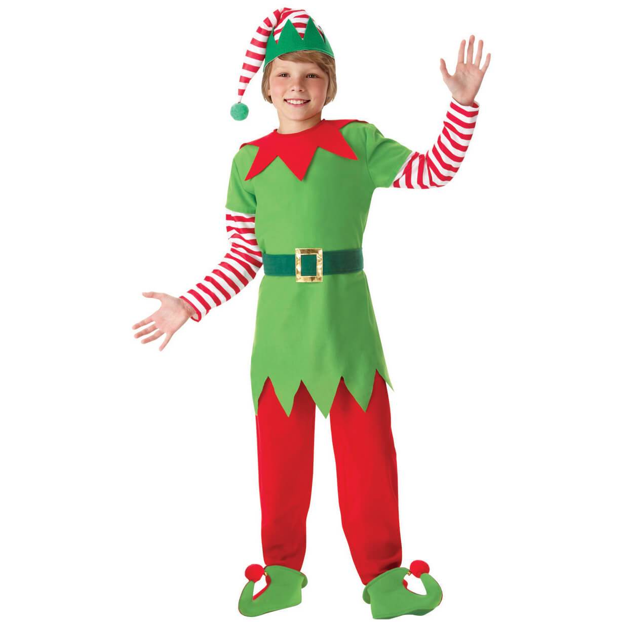 Child Santa's Helper Christmas Holiday Costume Costumes & Apparel - Party Centre