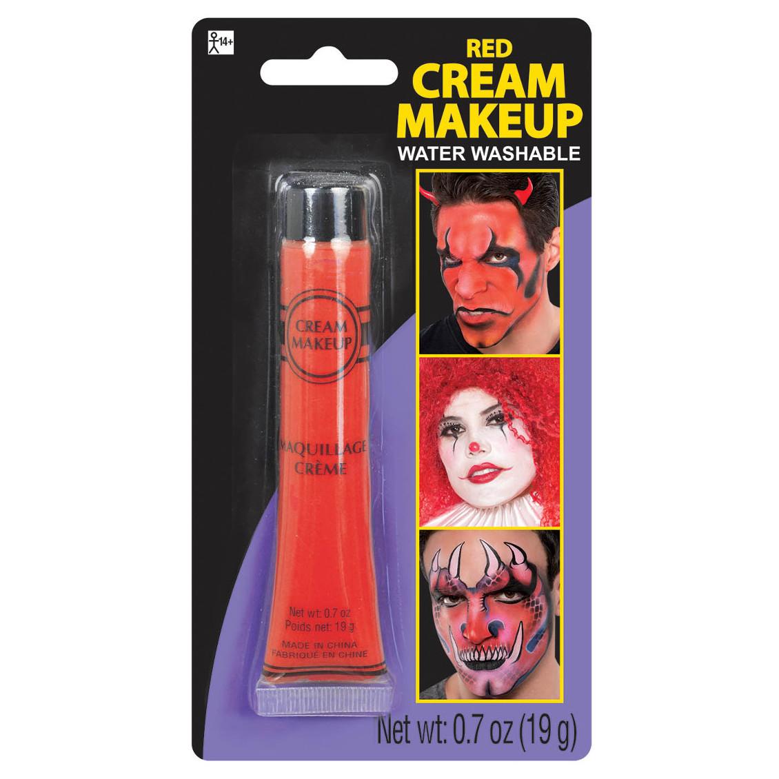 Red Cream Make-Up Costumes & Apparel - Party Centre