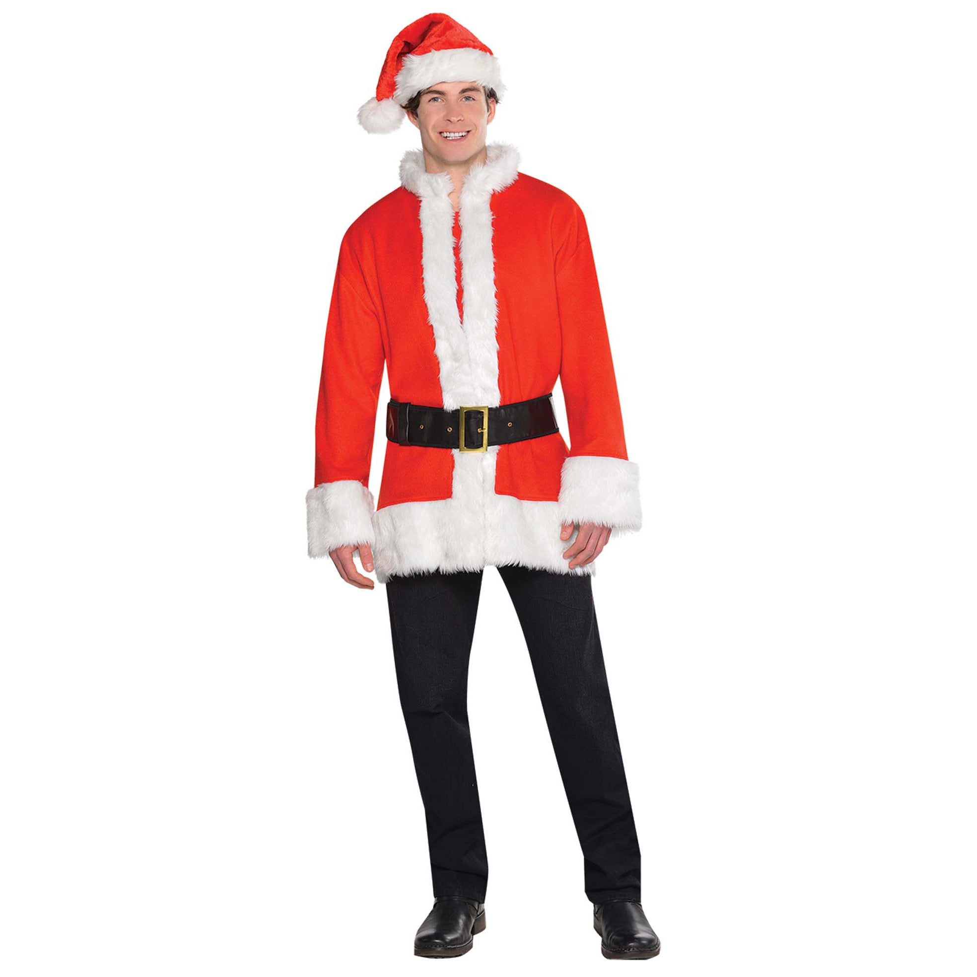 Adult Santa Coat with Belt Costume