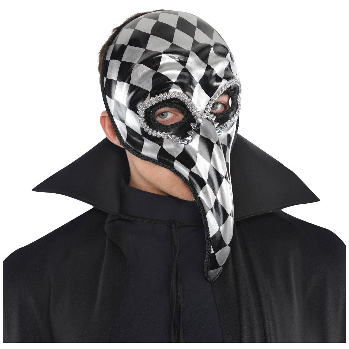 Harlequin Jester Mask Costumes & Apparel - Party Centre