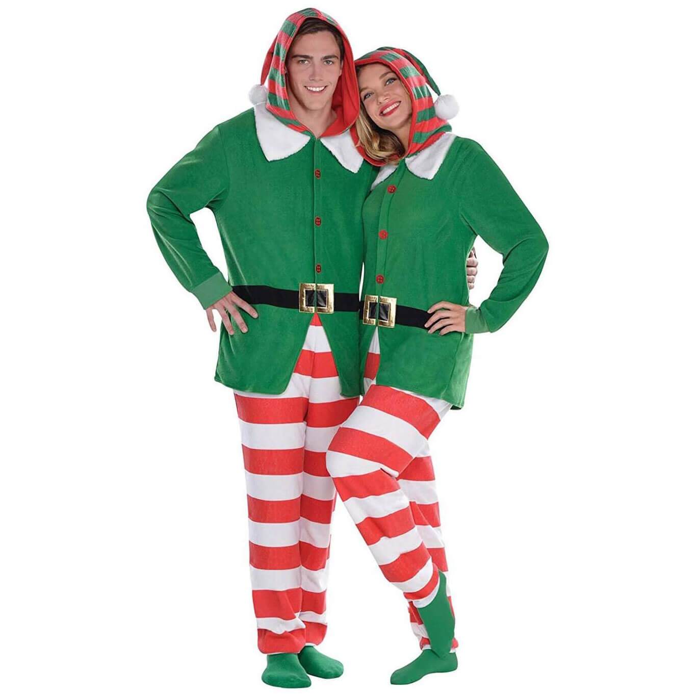 Adult Elf Zipster Costume Costumes & Apparel - Party Centre