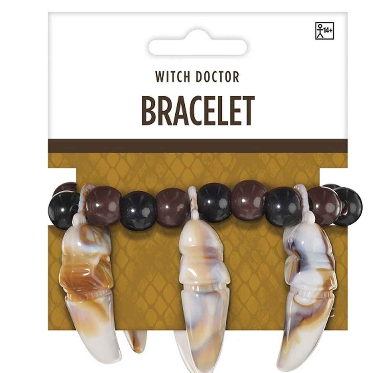Adult Witch Doctor Bracelet 4in