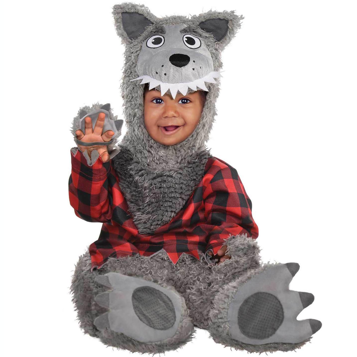 Infant Baby Wolf Costume Costumes & Apparel - Party Centre