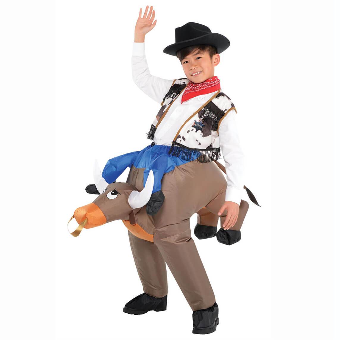 Child Inflatable Bull Costume Costumes & Apparel - Party Centre