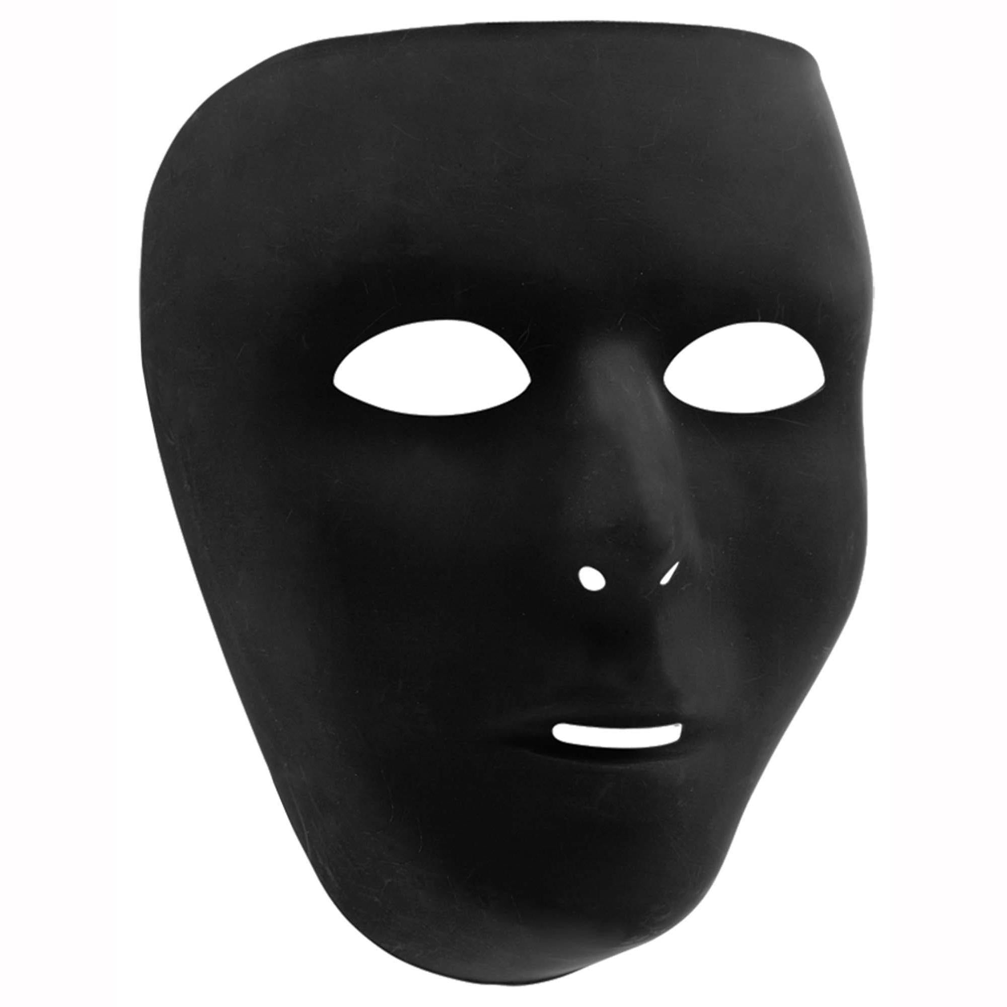 Basic Black Mask Costumes & Apparel - Party Centre