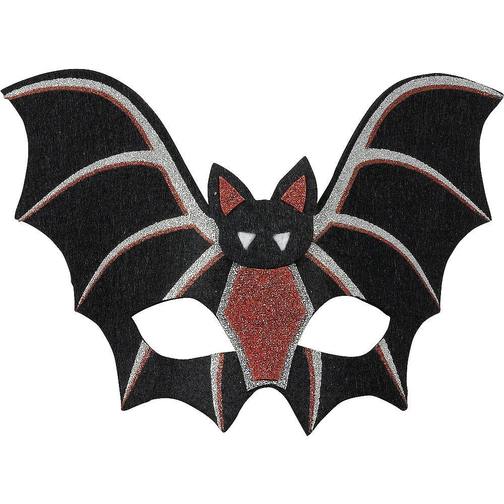 Child Bat Felt Mask Costumes & Apparel - Party Centre