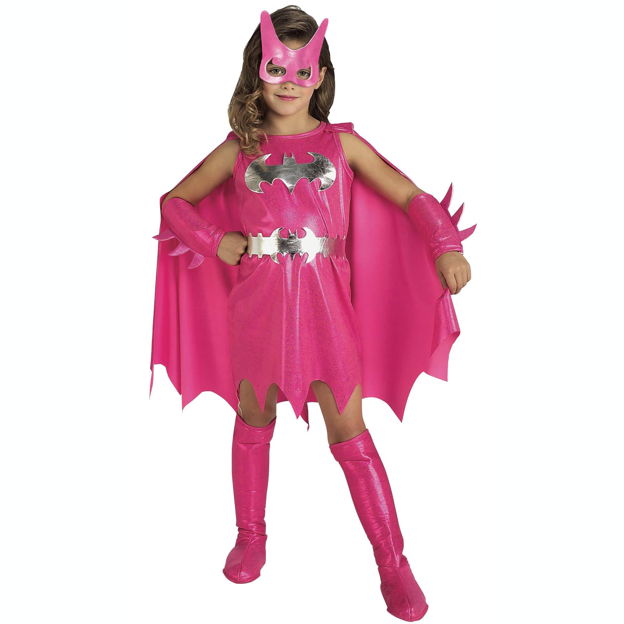 Child Pink Batgirl Costume Costumes & Apparel - Party Centre