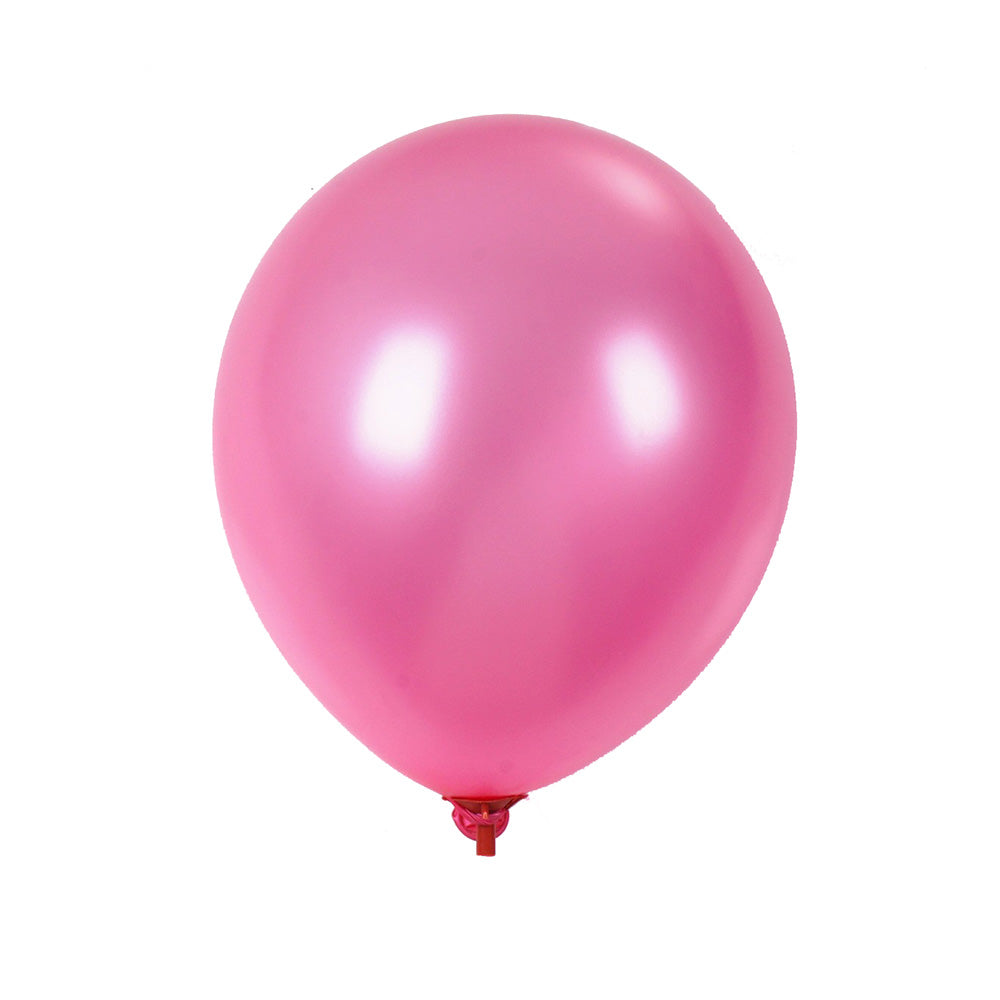 Pearl Pink Balloons 12in, 100pcs Balloons & Streamers - Party Centre