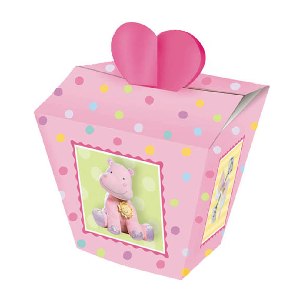 Teeny Tiny Girl Favor Boxes 24pcs Favours - Party Centre