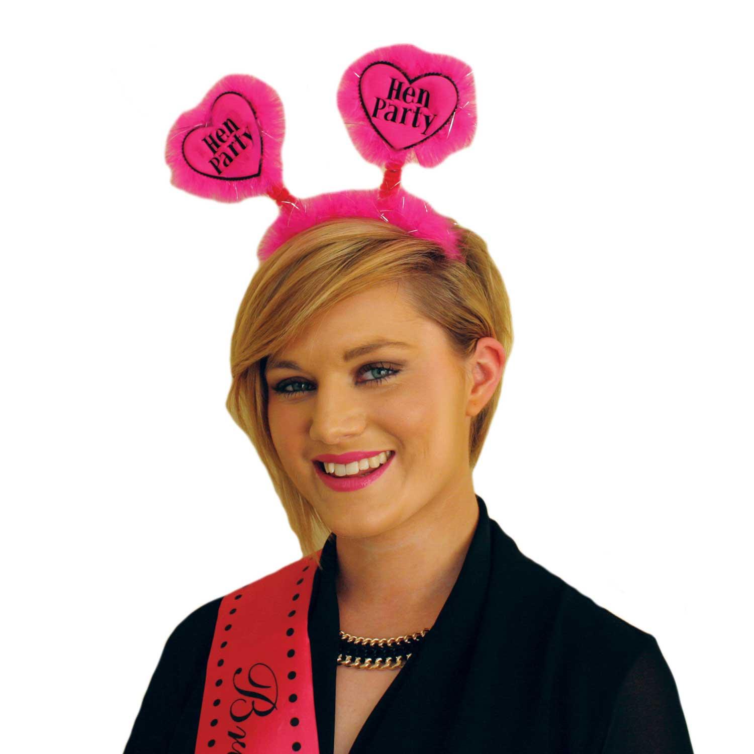 Hen Party Fluffy Head Bopper Costumes & Apparel - Party Centre