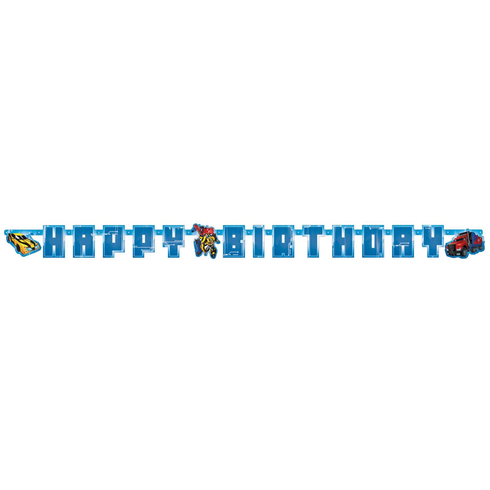 Transformer RID Letter Banner Decorations - Party Centre