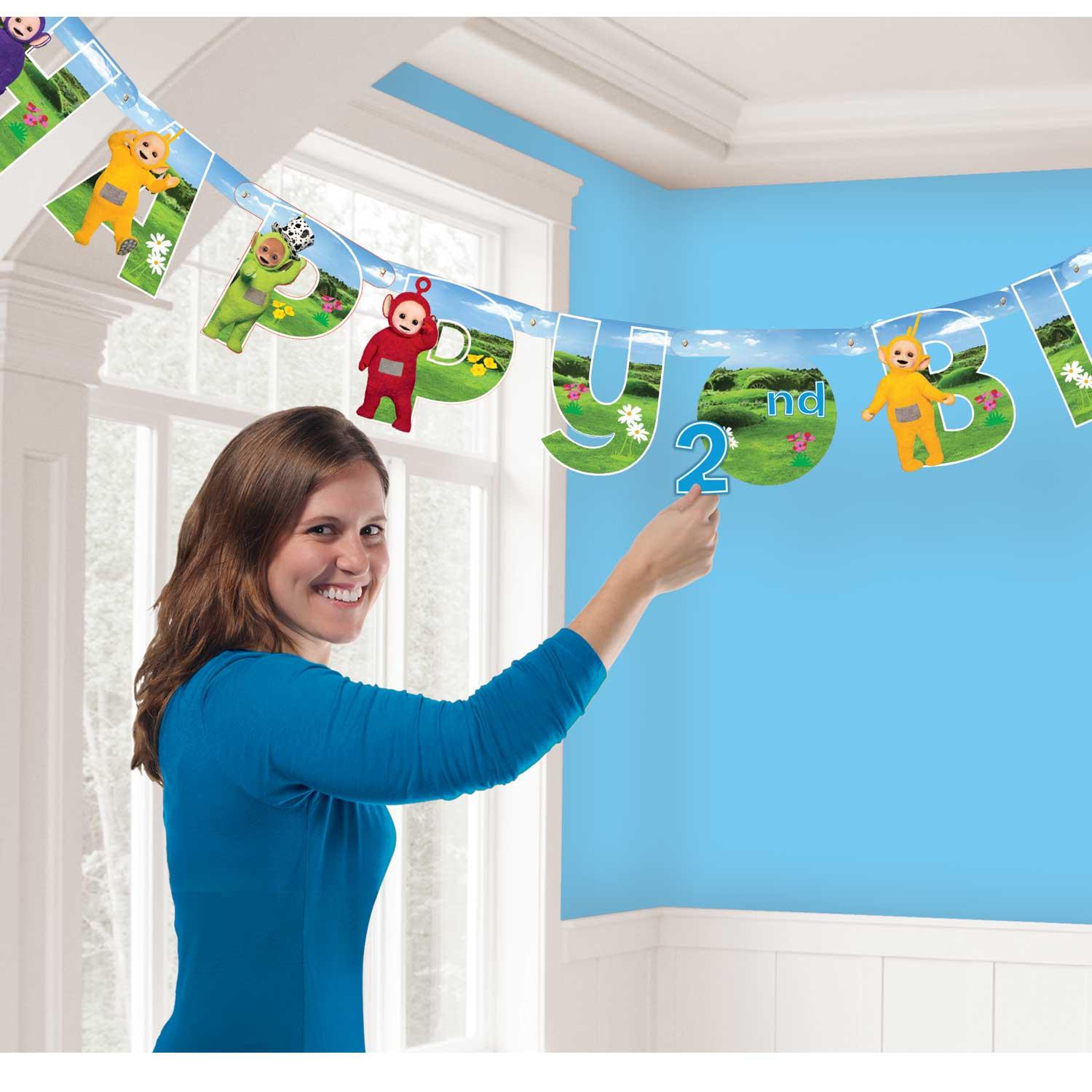 Teletubbies Add An Age Letter Banner Decorations - Party Centre