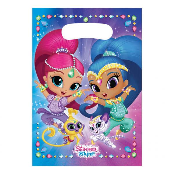 Shimmer and Shine Loot Bags 8pcs Favours - Party Centre